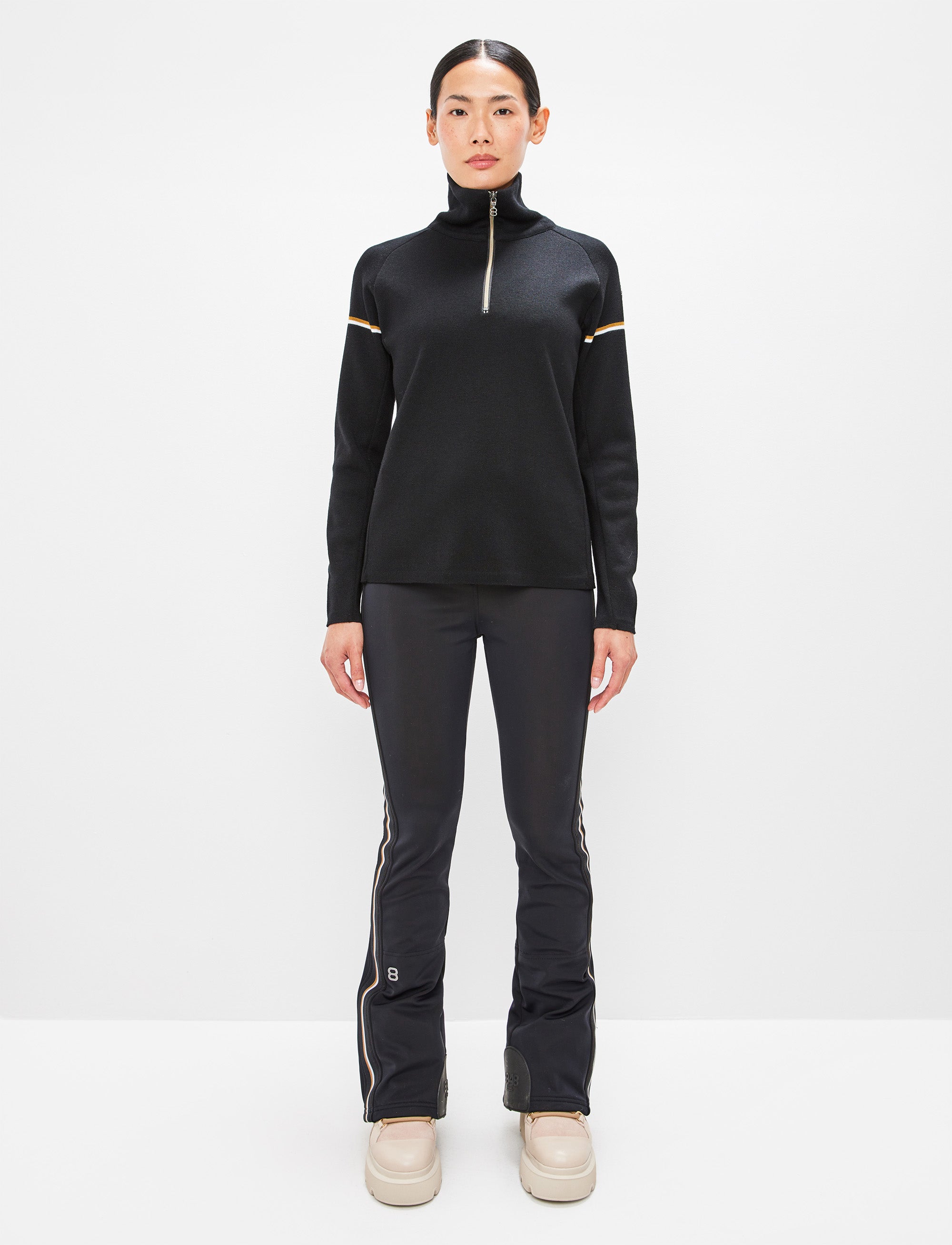 Ember W Merino Sweat - Black