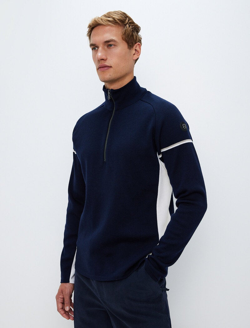 Moritz Merino Sweat - Navy