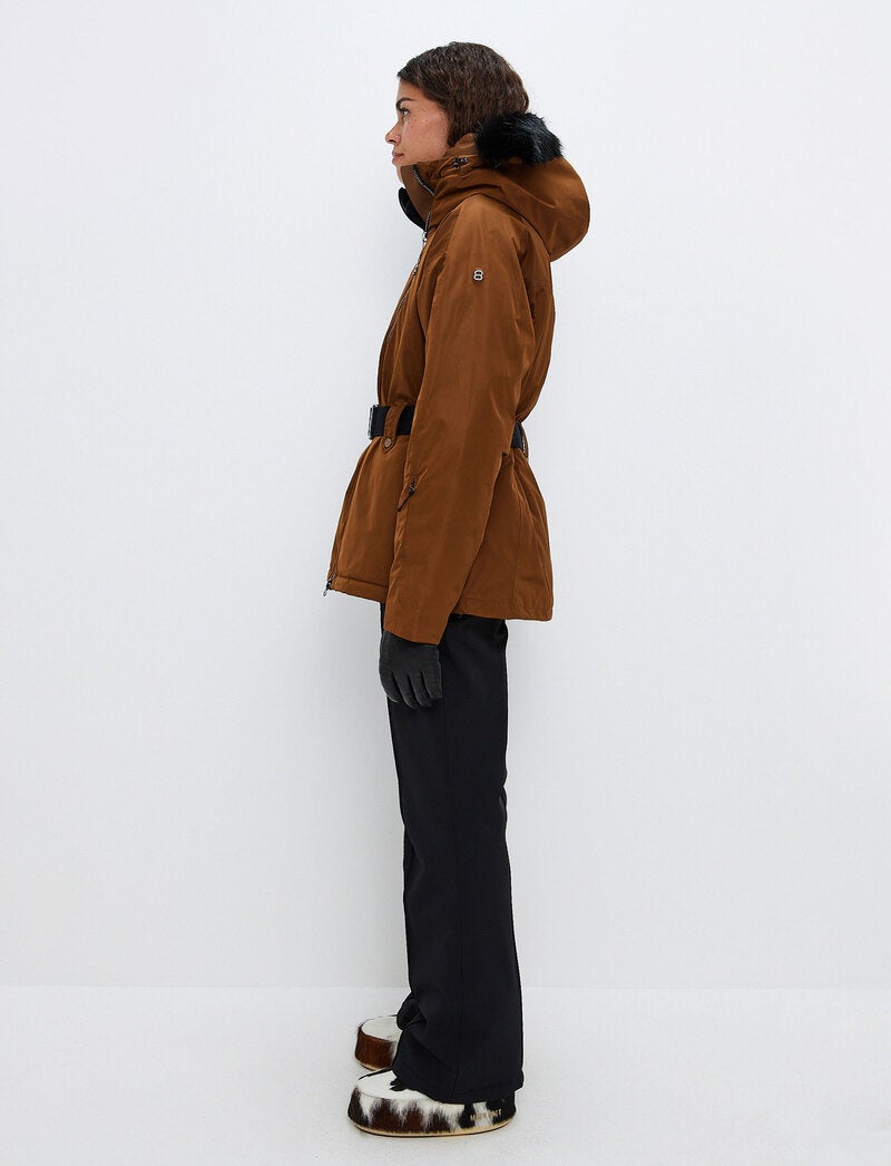 Perla W Ski Jacket - Cashmere Brown