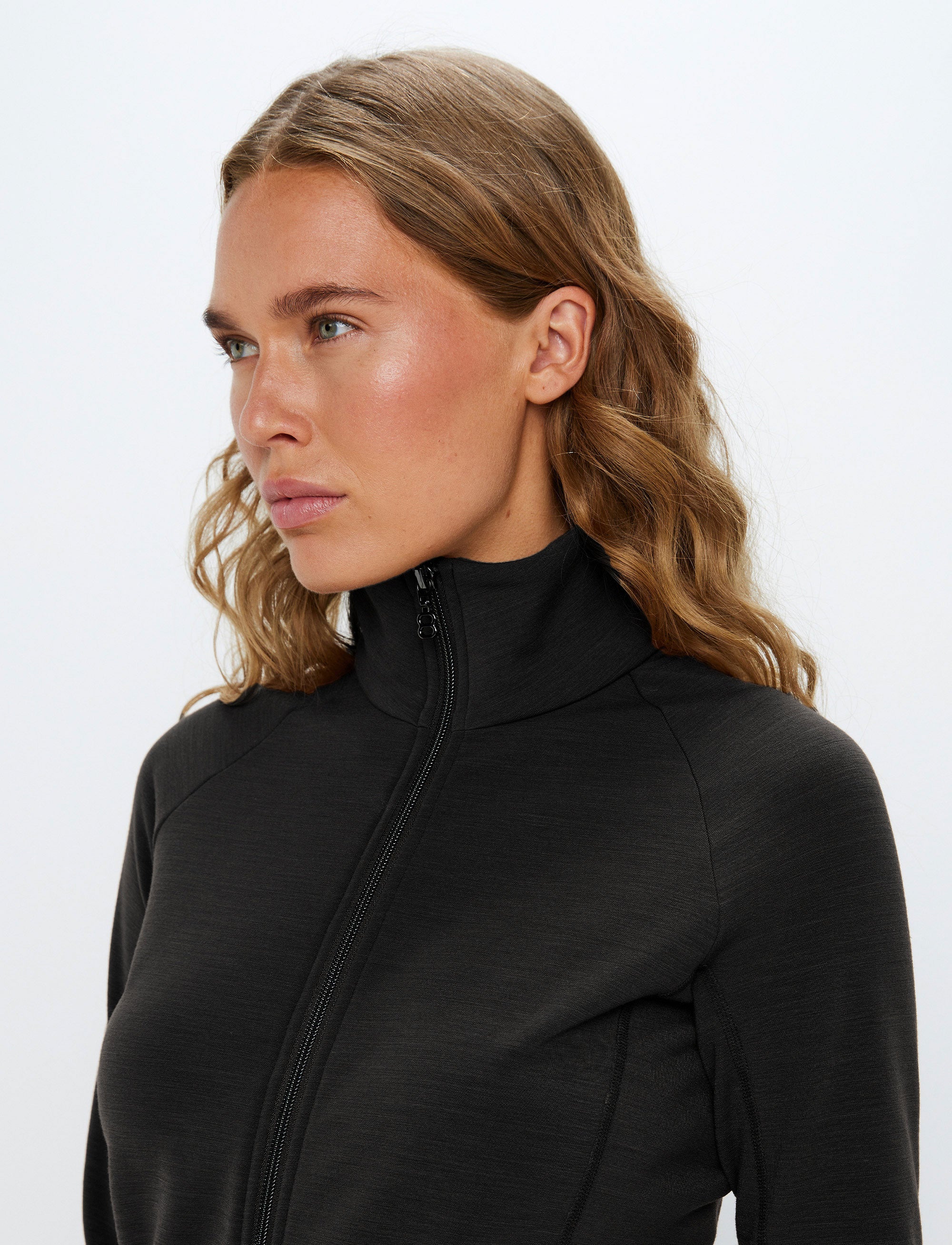 Hallie W Wool Sweat - Black