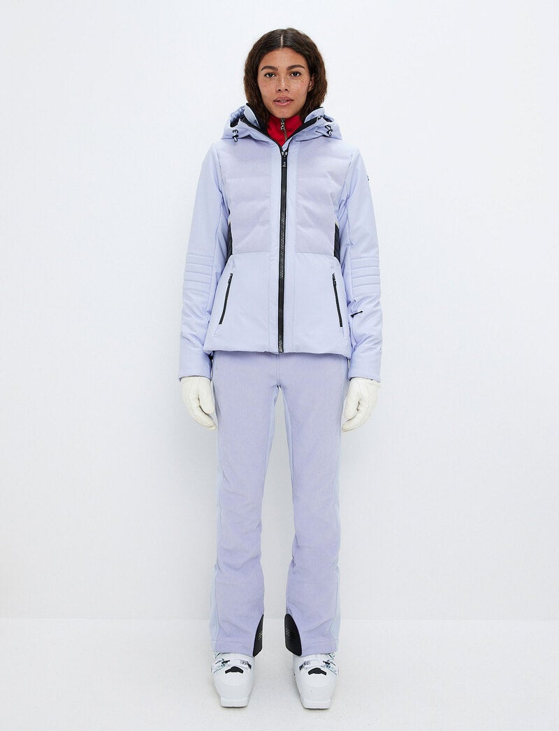 Clarice W Cord Ski Jacket - Icelandic Blue