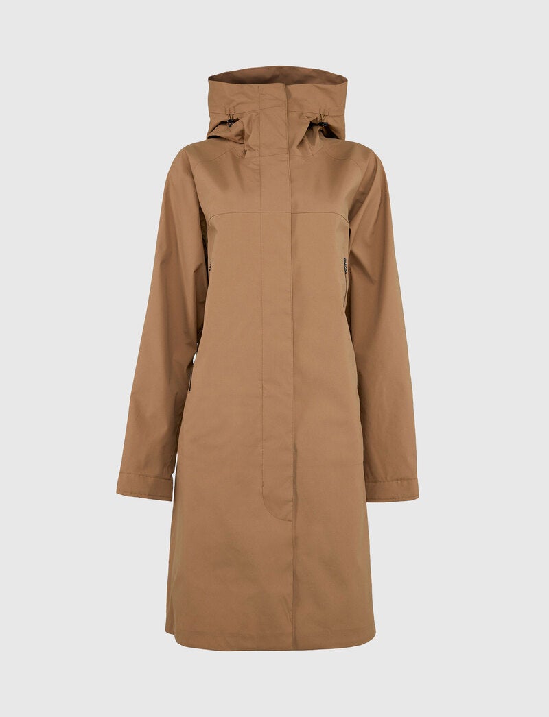 Angela 3L Coat - Camel Brown