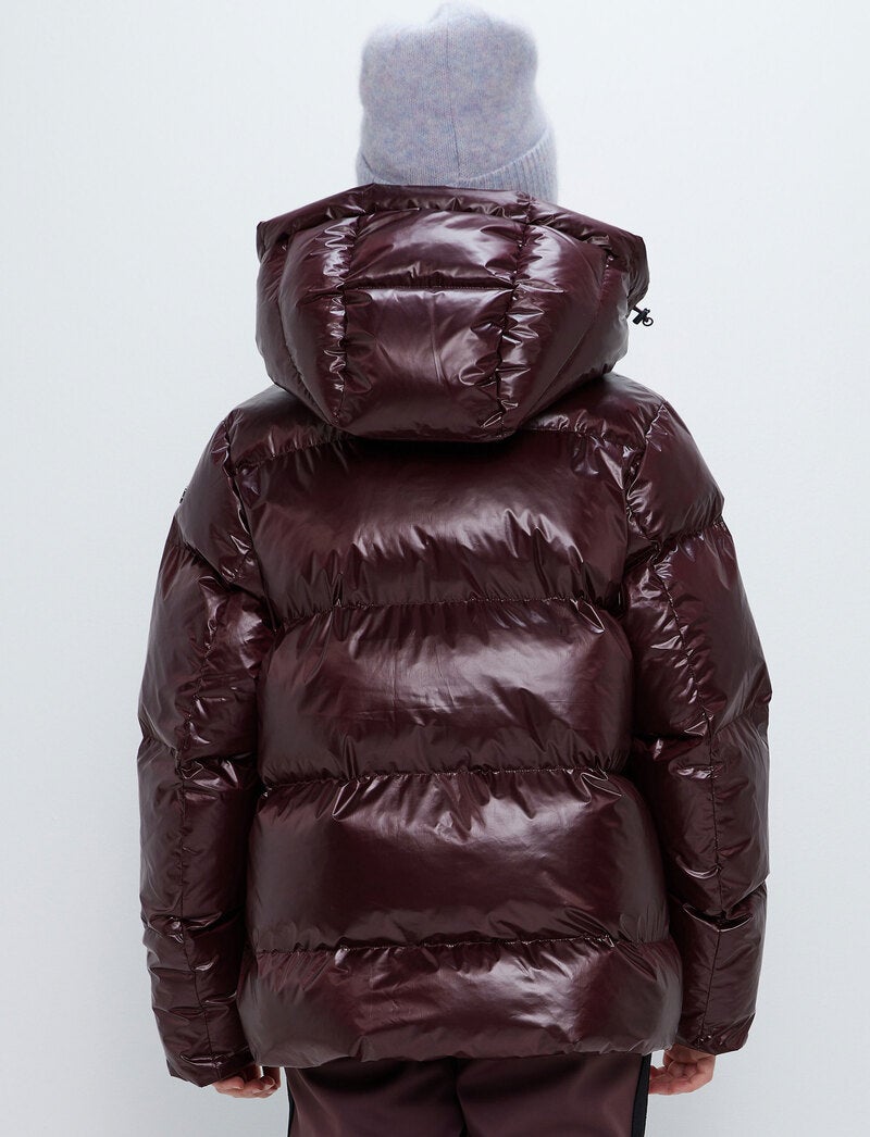 Saga Jr Ski Jacket - Dk Burgundy